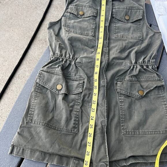 A new day women’s XS sleeveless, cotton, zip, and button-down vest - Picture 11 of 12